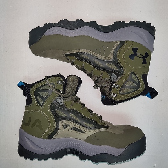 Under Armour Charged Raider Mid Waterproof Hiking Boots 3024265-300Men's 8 - Picture 6 of 9